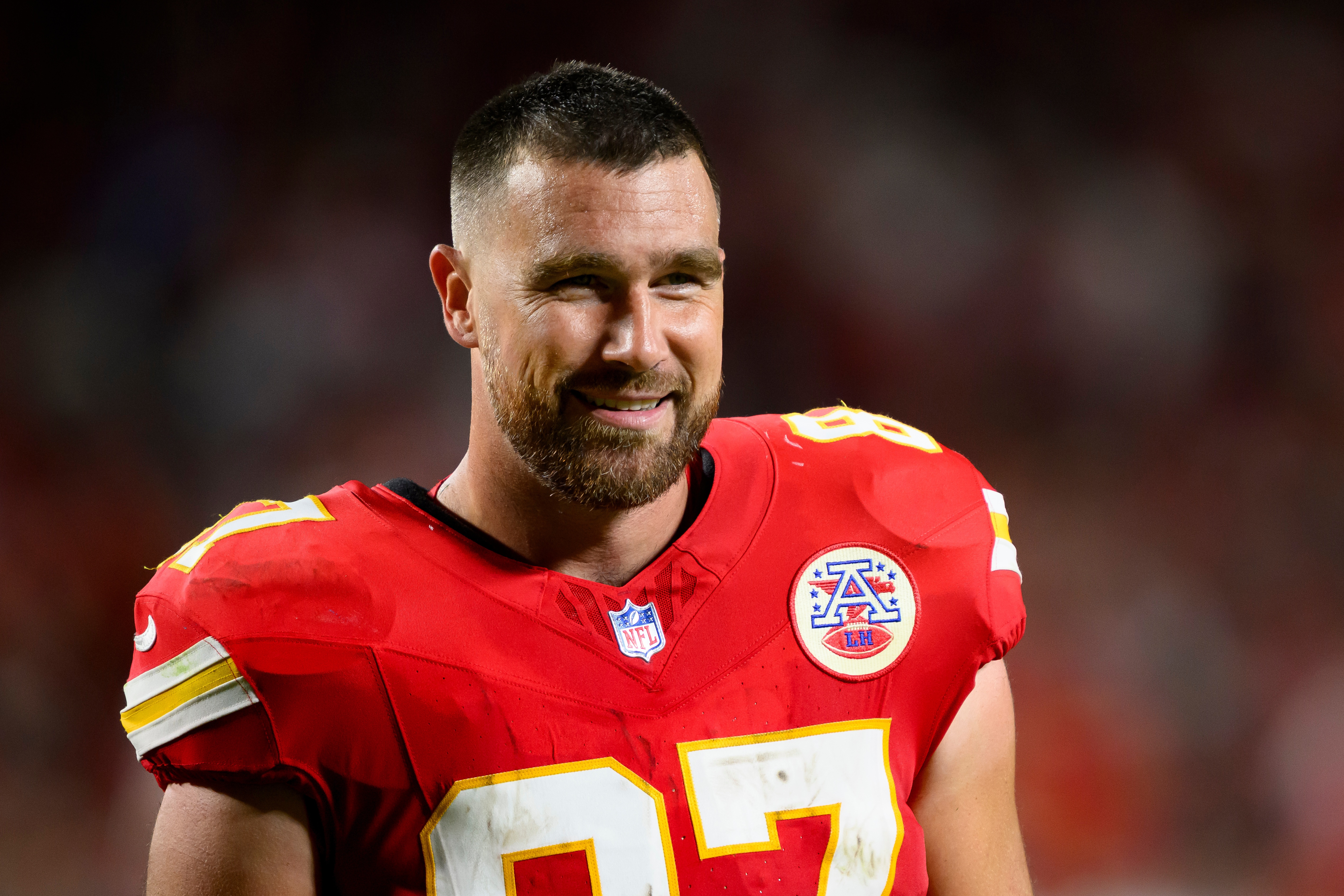 Kansas City Chiefs tight end Travis Kelce says he grew up going to Six Flags parks and wants to help make them special for the next generation of families.